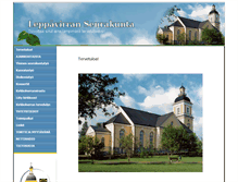 Tablet Screenshot of leppavirranseurakunta.fi